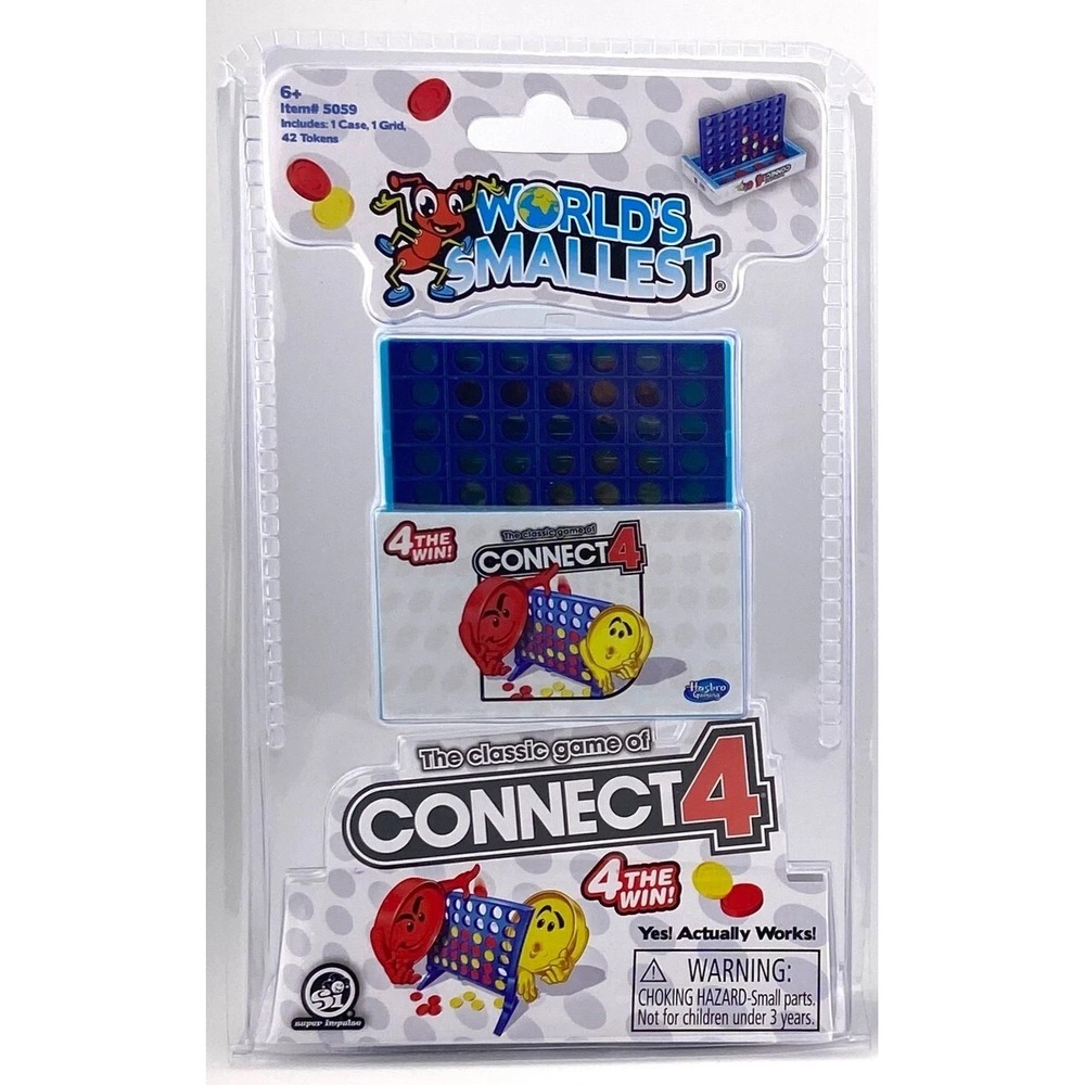 World's Smallest Classic Games - Connect4 - New/Sealed